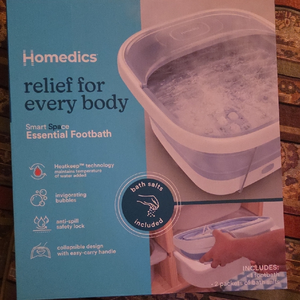 Homedics Smart Space Blue Footbath
